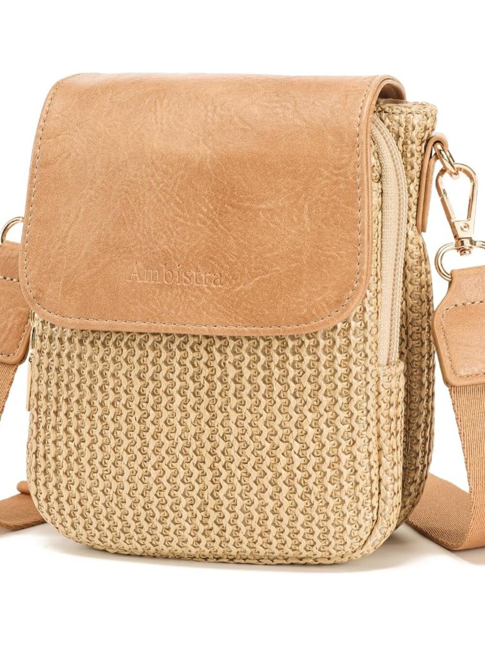 Faux Straw Crossbody Bags for Women Small Summer Phone Purse 2026